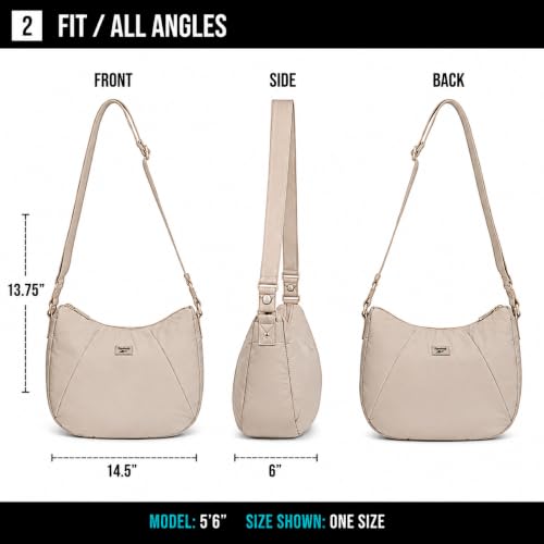 Image of Reebok Womens Crossbody Bag - Lightweight Stylish Nylon Quilted and Non-Quilted Everyday Crossbody Sling Bags for Women