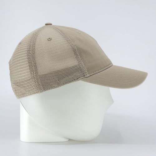 Image of The Vintage Year Washed Cotton Unstructured Soft Mesh Adjustable Trucker Baseball Cap