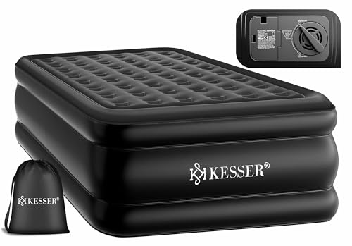 KESSER® Aufblasbare Matratze Luftbett Selbstaufblasend Gästebett mit eingebauter elektrischer Pumpe,