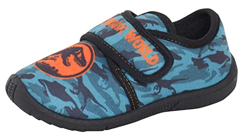 Jurassic World Pantuflas para niños y niños, diseño de dinosaurio, para interiores y casas,...