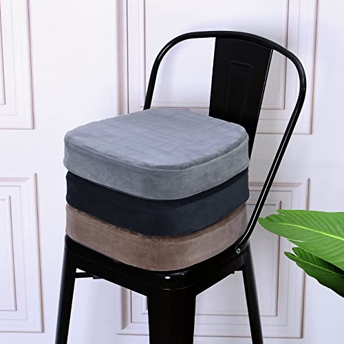 Baibu 14X14 Inches Non Slip Metal Dining Chair Pads, Super Soft Bar Stool Cushions Kitchen Chair Pads With Ties - One Cushion Only (Brown, 14×14×3In) #TOP6