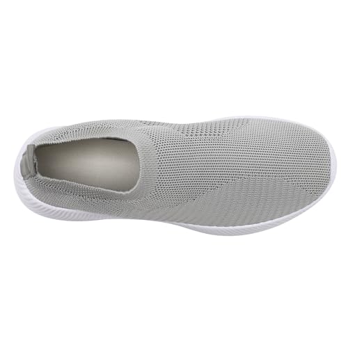 Image of DLWKIPV Womens Slip on Walking Tennis Shoes for Women Work Running Athletic Gym Sports Sneakers Lightweight Casual Shoe
