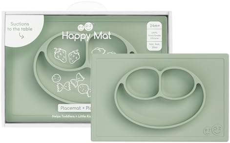 ezpz Happy Mat Silicone Placemat + Plate