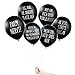 Produktbild Pechkeks Anti-Party-Ballons, Schwarze Luftballons mit schrägen Sprüchen, Mit Ansage-Set, schwarz