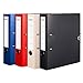 Produktbild Eono by Amazon Ringordner A4 Kunststoff Aktenordner 70 mm Rücken mit Innentasche für lose Papiere und elastischer Verschlusspackung mit 4 Stück (4 Farben)