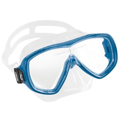 Cressi Sub S.p.A. Onda - Gafas/Máscara de Buceo (Single Lens), Color Azul, Talla única