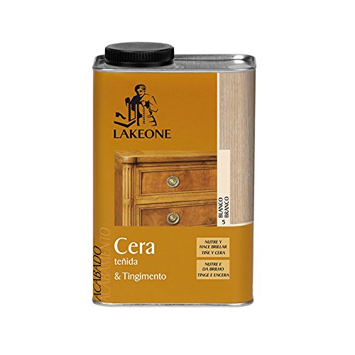 Lakeone Cera Teñida Liquida Blanco 1L - Lakeone