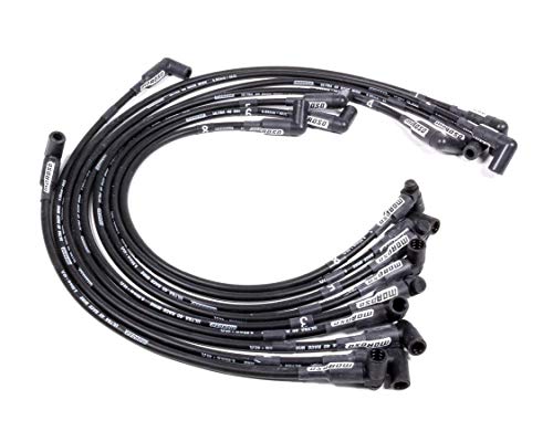Moroso Spark Plug Wire Set Ultra 40 Spiral Core 8.65 mm Black 90 Degree Plug Boots HEI Style Terminal Sprint Car V8 Kit