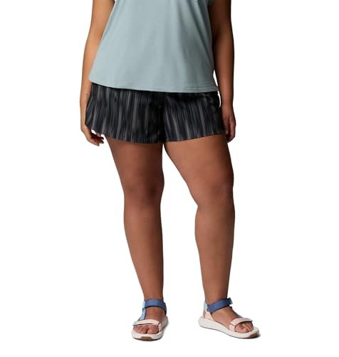 Columbia Women's Vital Valley Print Short, Black/Shimmer, Small x 5 - image 5