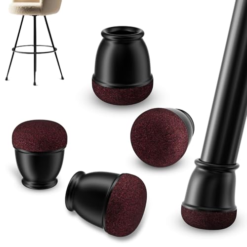 Ezprotekt 24Pcs Extra Small Chair Leg Floor Protectors for Dining Table