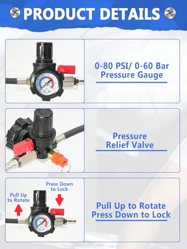 Wvoillty 9-tlg. Turbolader-Ladeluft-System Adaptersatz, Abdrücksatz für Ladeluftkühler, Prüfwerkzeug für Ladeluftschläuche, Abgasturbolader und Kompressorsysteme