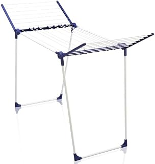 Leifheit Varioline M Standing Laundry Drying Rack, 15 m Space