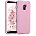 Produktbild kwmobile Hülle kompatibel mit Samsung Galaxy A8 (2018) - Handyhülle gummiert - Handy Case in Altrosa matt
