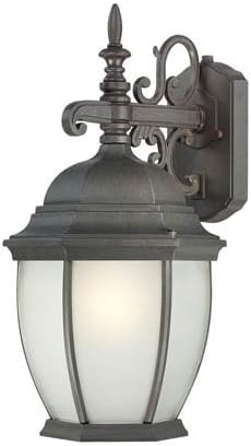 Thomas Lighting PL922963 Covington 1-Light Outdoor Wall Lantern in Painted Bronze