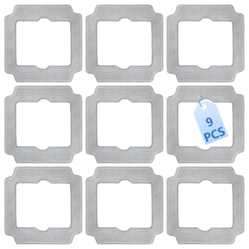 Image of Cleaning Rag for Ecovacs Winbot MINI2 Window Cleaner Robot, Winbot MINI2 Accessories 9 Pcs Cleaning Rag