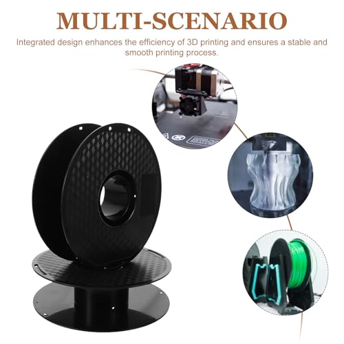 Bobine de filament vide ABS 3D universelle et réutilisable x4