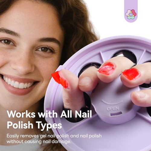 Image of Saviland Essentials Nail Polish Remover Machine: Nail Soaking Bowl & Acetone Nail Polish Remover Gel Nail Remover Machine with Nail Soak off Bowl Soaker Tech Acrylic Nail Remover Steam Salon Home DIY