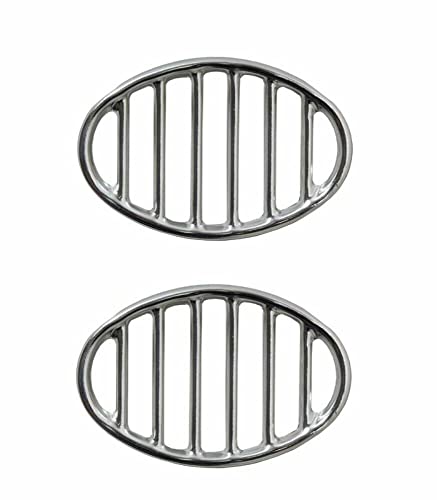 Horn Grills, Pair, Compatible with VW Air-Cooled Beetle 1952-67 - 113-853-641A