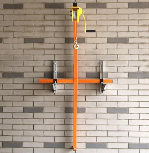 HVAC Air Conditioning Installation Tool with 150kg Capacity, Lifting Bracket & Manual Winch for Efficient & Easy AC Setup,20M