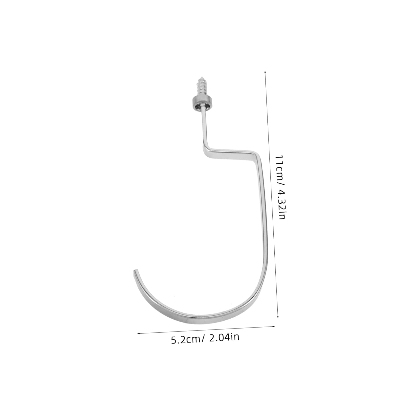 Levemolo Stainless Steel Hanger Hooks Pcs Screw-in Ceiling Hooks for Hanger Organizers DIY Space-Saving