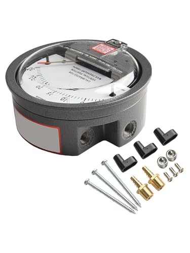 Manomètre de pression différentielle 0-300 Pa anti-vibration pour système de purification