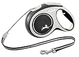 Softkomponenten Kerbl Flexi Leine New Comfort, Hundeleine Katzenleine Rollleine, 3-8m 8-20kg