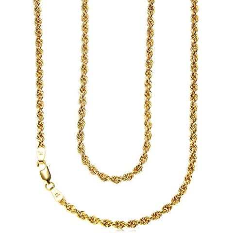Alexander Castle 18" 9ct Gold Rope Necklace Cover