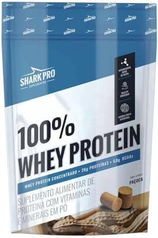 Whey Protein 100% - 900g Refil Paçoca - Shark Pro