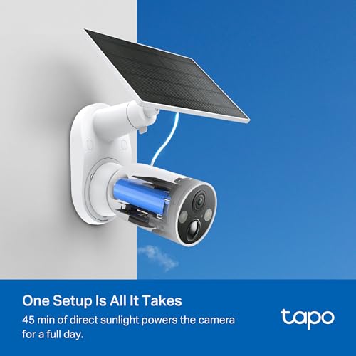 Image of Tapo MagCam 2K+ Outdoor Wireless Security Camera - Battery Power with Solar Charging, Magnetic Mount, Person /Vehicle Detection, Subscription-Free Local Storage or Optional Cloud, Works with Alexa