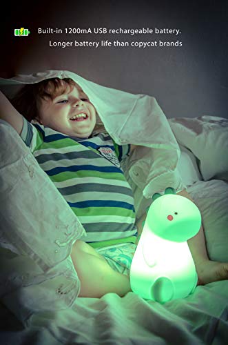 Rexy Dinosaur Night Light For Boys & Girls - Dinosaur Room Decor For Boys Night Light Baby Night Light Kids Toddler Boy Toys Dinosaur Toys For Kids 3 5 - Kids Room Decor (Usb Rechargable) #TOP1