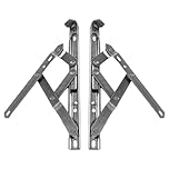 uPVC Universal Window Hinge Double Glazing Friction Stay PVC 17mm Stack 8 inch Universally Handed Ferretic stainless steel grade 430