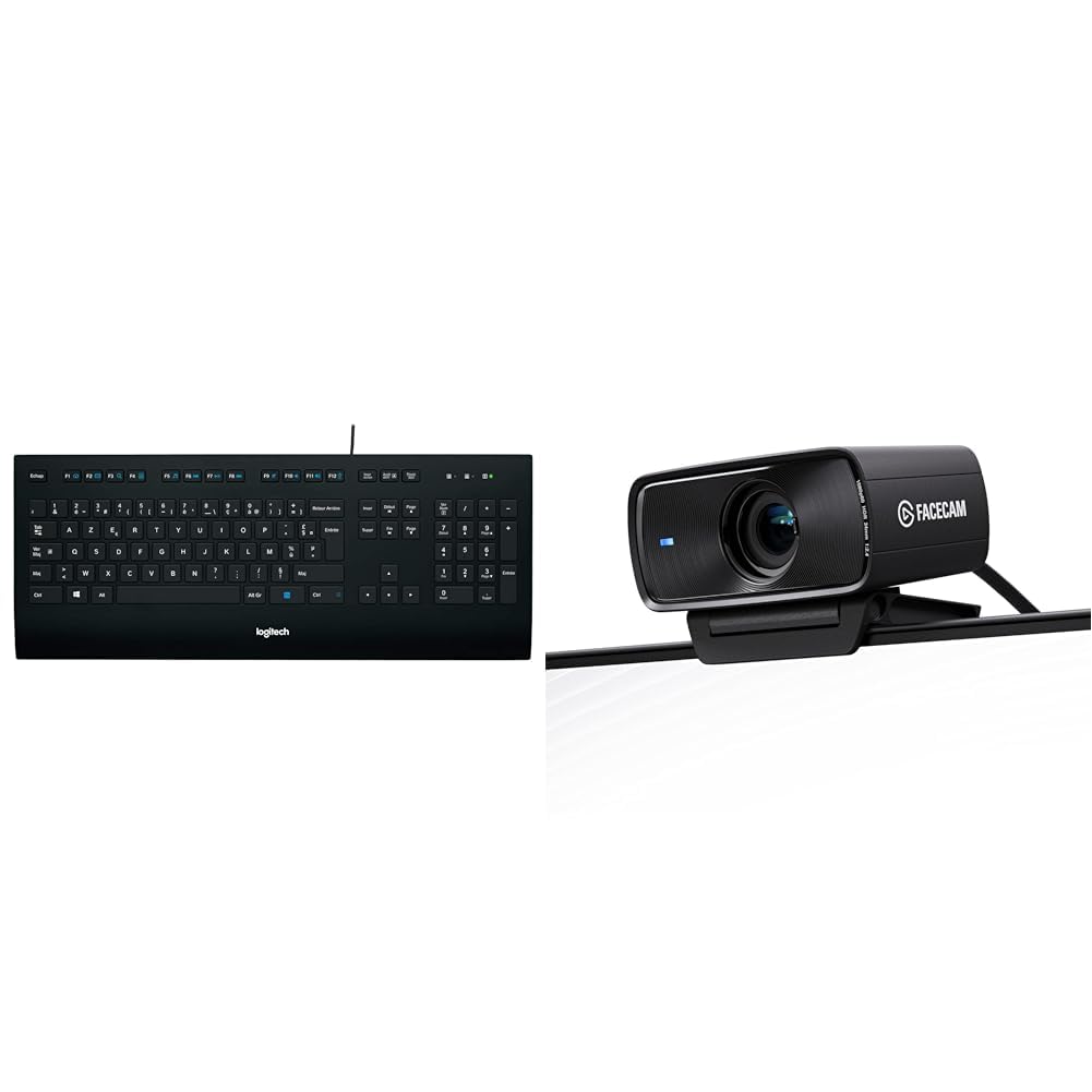 Logitech K280e Pro Clavier et Elgato Facecam MK.2 Webcam pour le bureau - 4