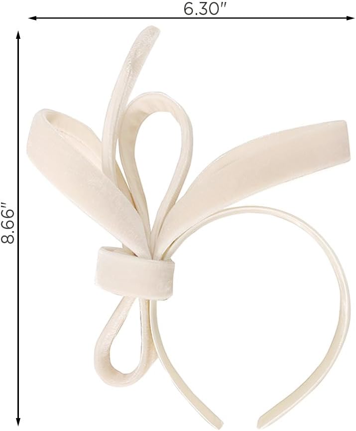 BABEYOND Fascinators Hats for Women - Velvet Tea Party Hat Kentucky Fascinator Derby Bridal Wedding Headband - Image 5