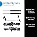 TRQ Front and Rear Suspension Kit Complete Strut & Coil Spring Assembly Shock Absorber Sway Bar Stabilizer Link Compatible with 2013-2022 Buick Encore 2015-2022 Chevrolet Trax