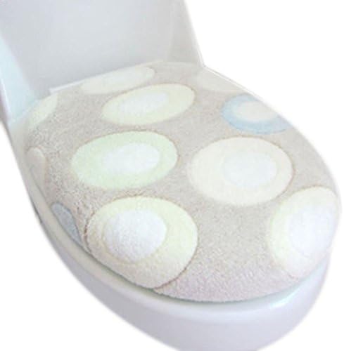 homeyuser Toilet Seat Cover 2 Piece Washable Toilet Lid & Tank Cover Pads Toilet Mat Toilet Seat Cushion (blue)