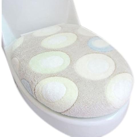 homeyuser Toilet Seat Cover 2 Piece Washable Toilet Lid & Tank Cover Pads Toilet Mat Toilet Seat Cushion (grey) Cover