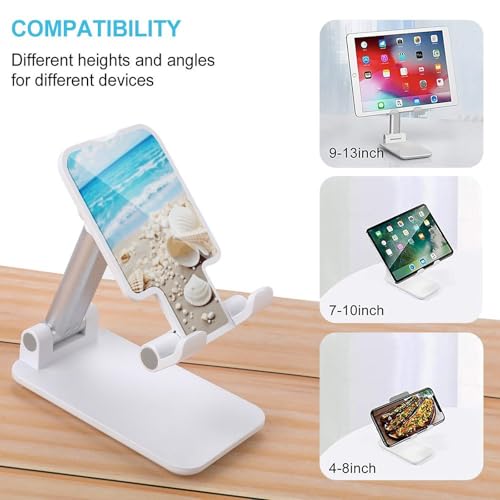 Support téléphone pliable Océan bleu réglable pour iPhone