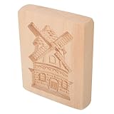 Operitacx Holz Keksform für Selbstgemacht Backen mit Lebensmittelechtem Material Kreative und Sichere Plätzchenform für Zuhause und Restaurants Beige Ausstechform