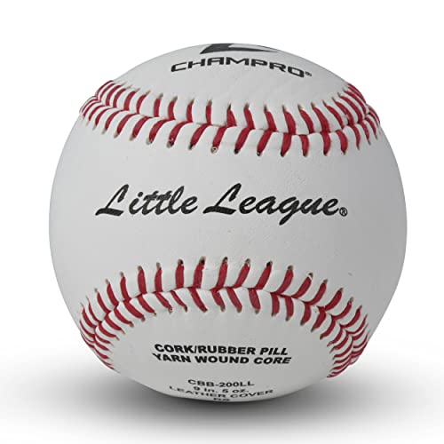 Champro Little League Baseball, FG Leather (White, 9-Inch)