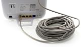 Kabel sieciowy CAT-6 Kabel RJ45 1x 10 m - Szary