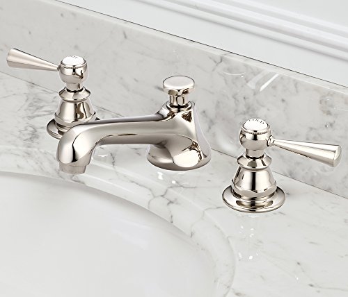 Water Creation F2-0009-05-Ml American 20Th Century Classic Widespread Lavatory Faucet With Pop-Up Drain #TOP3