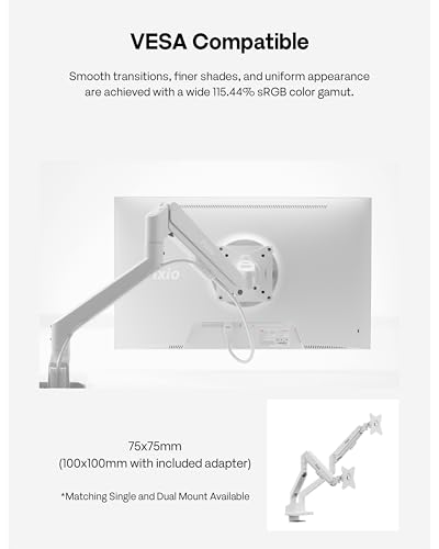 Image of Pixio PX246 Wave White 24 inch 120Hz Refresh Rate FHD 1080p Resolution IPS Panel 4ms GTG Response Time Gaming Monitor with Adaptive Sync