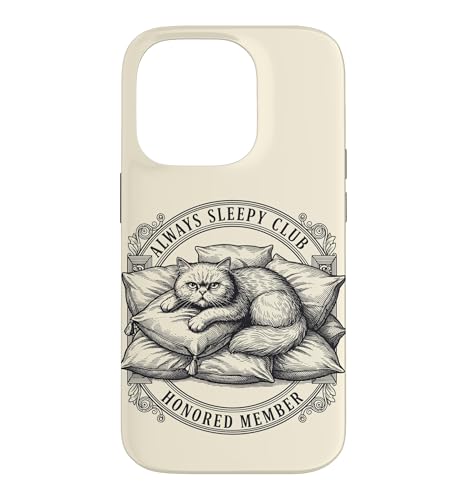 Always Sleepy Club �\����� �L ��������L�D�� �X�}�z�P�[�X iPhone 14 Pro �p