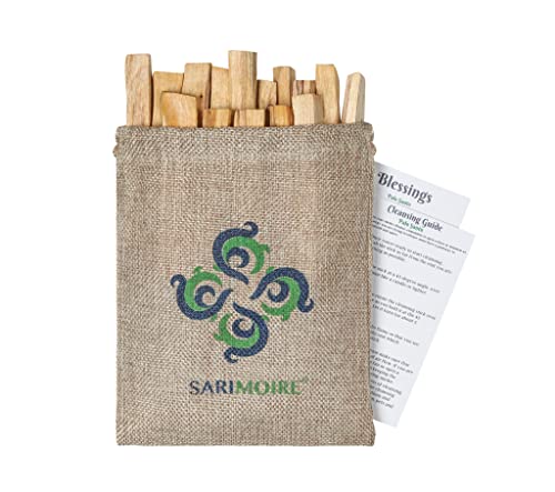 Palo Santo Sticks - 15 Holy Sticks from Peru ~ Perfect Smudge Stick for Mediation Yoga or Prayer