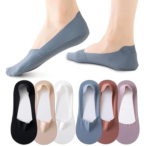 FCHUI Chaussettes invisibles en soie glacée Cover