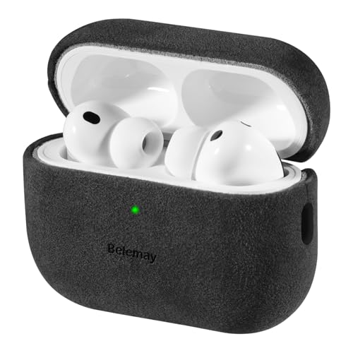Étui AirPods Pro 3e génération alcantara protection daim italien MagSafe