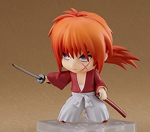 ACTION FIGURE SAMURAI X (RUROUNI KENSHIN) - KENSHIN HIMURA – NENDOROID - GOOD SMILE, Multicor