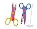 Kinteshun Lacework Wavy Paper Edger Scissors Pinking Shears Set for Handcraft Works(6pcs,Different Colors and Cutting Effects)