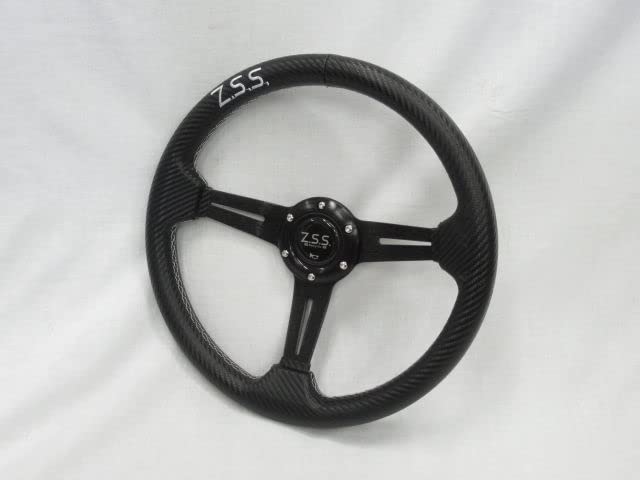 Amazon | Z.S.S. フラットコーン スポーツ ステアリング Type-D3 φ350