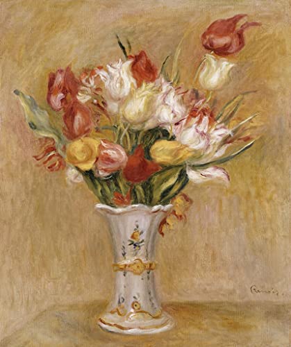 Affiche Renoir Tulipes 60x90cm - Sublimer un Mur Vide de Chambre